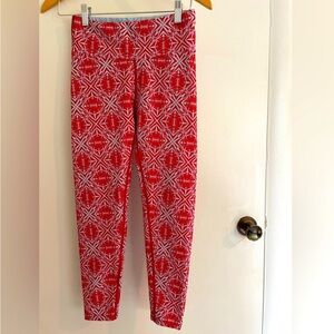 Festive Leggings - Oiselle Spandos Capri Kaleido-Go
